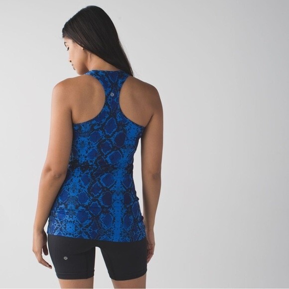 Lululemon Mini Ziggy Snake Blue Cool Racerback - Picture 4 of 16